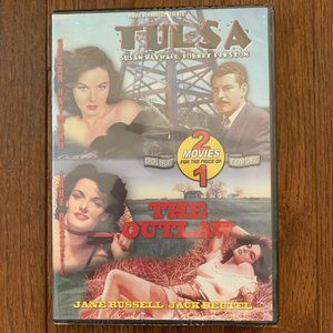 New Tulsa The Outlaw Double Feature DVD Western Action